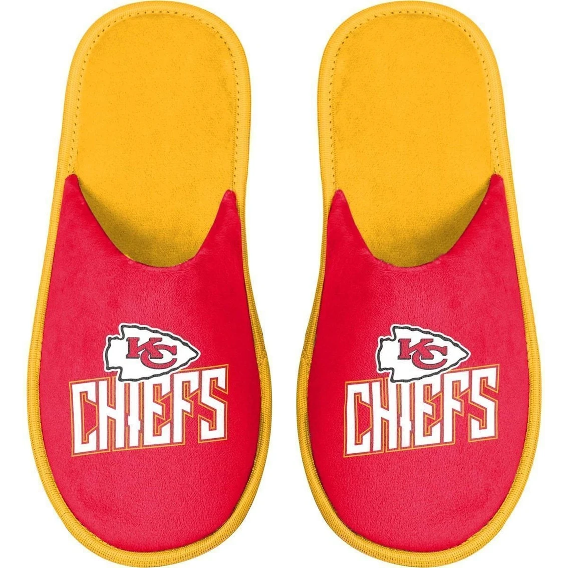 Men's FOCO Kansas City Chiefs Scuff Slide Slippers 4 Men's FOCO Kansas City Chiefs Scuff Slide Slippers - Image 2