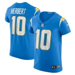 Men's Nike Justin Herbert Powder Blue Los Angeles Chargers Vapor Elite Player Jersey