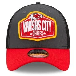 New Era Men's Graphite/Red Kansas City Chiefs 2021 NFL Draft Trucker 39THIRTY Flex Hat 8 New Era Men's Graphite/Red Kansas City Chiefs 2021 NFL Draft Trucker 39THIRTY Flex Hat -Mitchell & Ness store DSCO1136750007 FJad ALT2