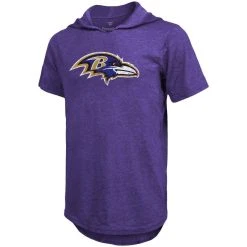 Majestic Threads Men's Threads Lamar Jackson Purple Baltimore Ravens Player Name & Number Tri-Blend Hoodie T-Shirt -Mitchell & Ness store DSCO1136750866 2729 ALT2