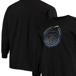 Fanatics Branded Men's Black Los Angeles Chargers Big & Tall Color Pop Long Sleeve T-Shirt
