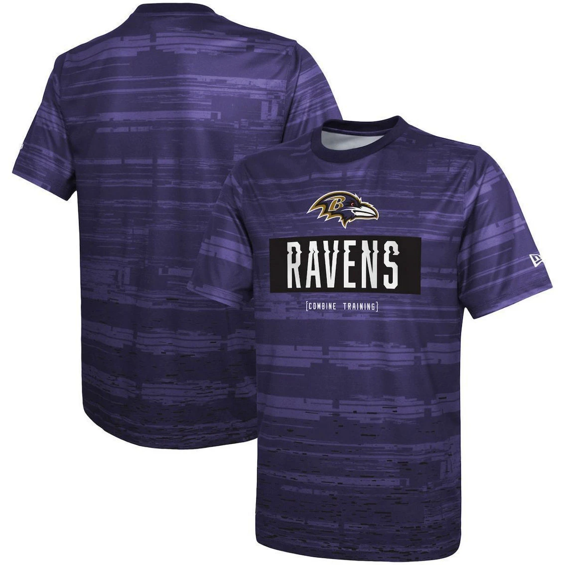 New Era Men's Purple Baltimore Ravens Combine Authentic Sweep T-Shirt 4 New Era Men's Purple Baltimore Ravens Combine Authentic Sweep T-Shirt - Image 2