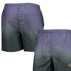 FOCO Men's Purple/ Baltimore Ravens Dip-Dye Swim Shorts -Mitchell & Ness store DSCO1136758453 2729 ALT1