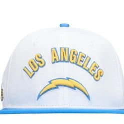 Pro Standard Men's White Los Angeles Chargers Stacked Snapback Hat -Mitchell & Ness store DSCO1136758757 3550 ALT2