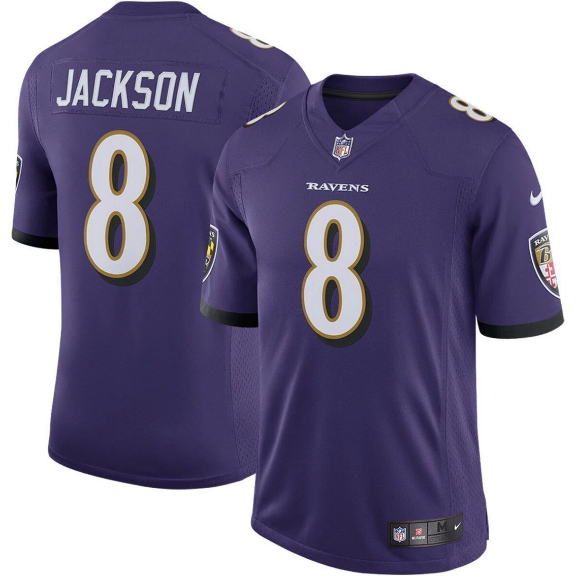 Nike Men's Lamar Jackson Purple Baltimore Ravens Speed Machine Limited Jersey 4 Nike Men's Lamar Jackson Purple Baltimore Ravens Speed Machine Limited Jersey - Image 2