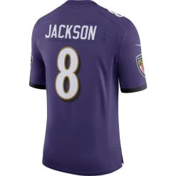 Nike Men's Lamar Jackson Purple Baltimore Ravens Speed Machine Limited Jersey 9 Nike Men's Lamar Jackson Purple Baltimore Ravens Speed Machine Limited Jersey -Mitchell & Ness store DSCO1136762031 2729 ALT3