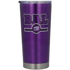Logo Brands Baltimore Ravens 20oz. Letterman Tumbler 7 Logo Brands Baltimore Ravens 20oz. Letterman Tumbler -Mitchell & Ness store DSCO1136762138 0000 ALT1