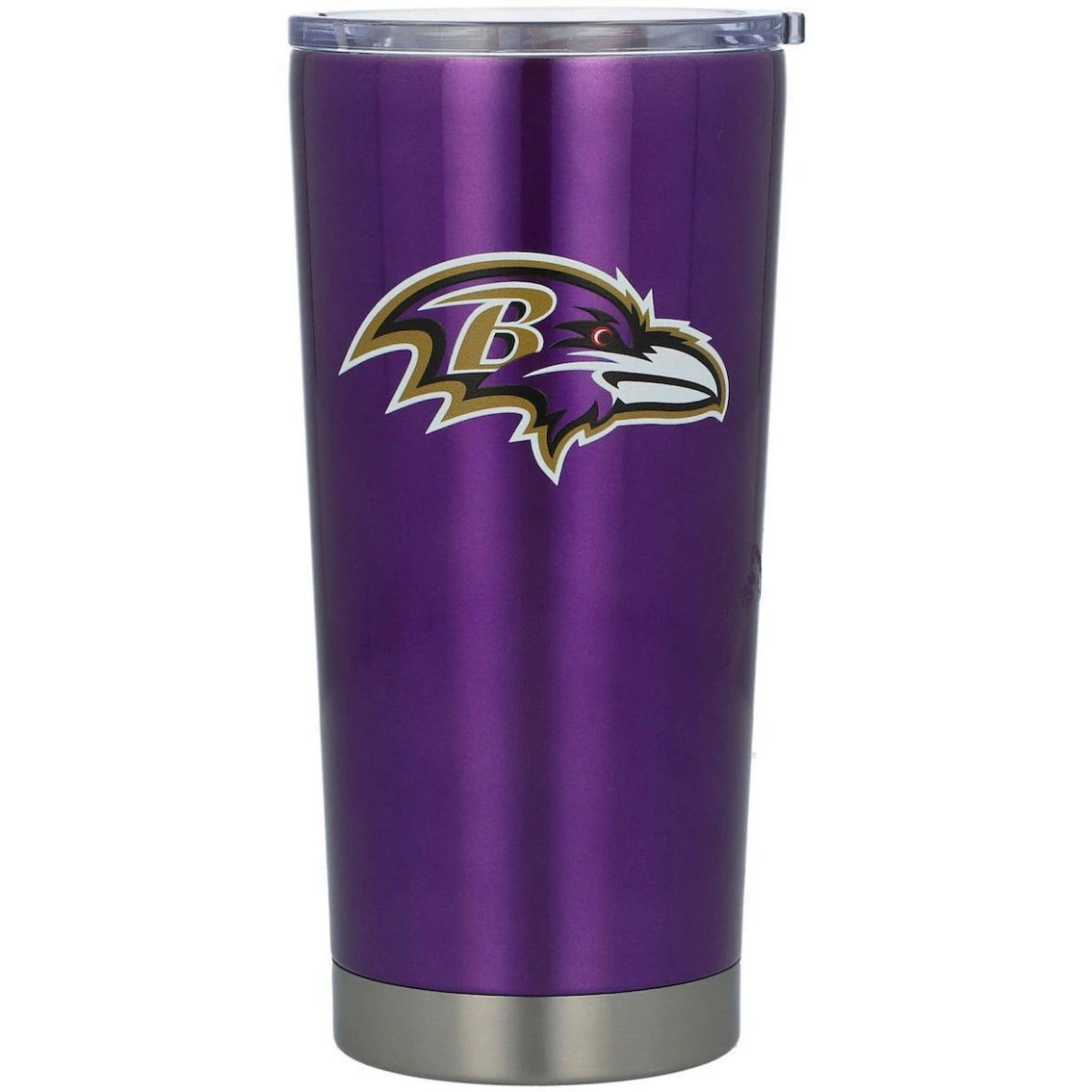 Logo Brands Baltimore Ravens 20oz. Letterman Tumbler 5 Logo Brands Baltimore Ravens 20oz. Letterman Tumbler - Image 3
