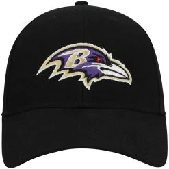 '47 Youth Black Baltimore Ravens Basic MVP Adjustable Hat -Mitchell & Ness store DSCO1136762816 1007 ALT2