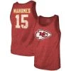 Majestic Threads Men's Patrick Mahomes Red Kansas City Chiefs Name & Number Tri-Blend Tank Top -Mitchell & Ness store DSCO1136762853 2910
