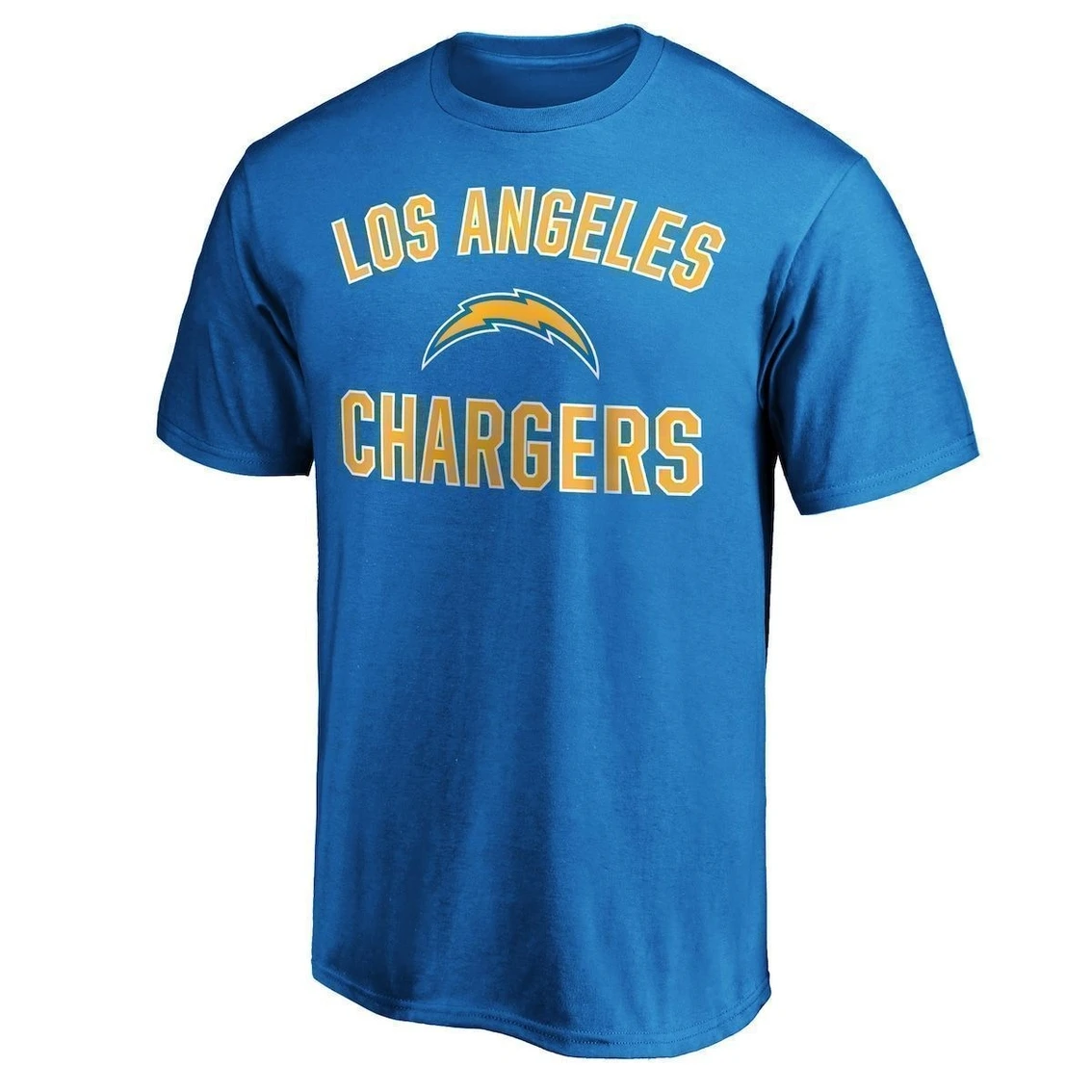 Fanatics Branded Men's Powder Blue Los Angeles Chargers Victory Arch T-Shirt 5 Fanatics Branded Men's Powder Blue Los Angeles Chargers Victory Arch T-Shirt - Image 3