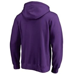 Men's Fanatics Branded Purple Baltimore Ravens Logo Team Lockup Fitted Pullover Hoodie -Mitchell & Ness store DSCO1136764065 2729 ALT3