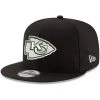 New Era Men's Black Kansas City Chiefs B-Dub 9FIFTY Adjustable Hat 2 New Era Men's Black Kansas City Chiefs B-Dub 9FIFTY Adjustable Hat -Mitchell & Ness store DSCO1136764249 1007