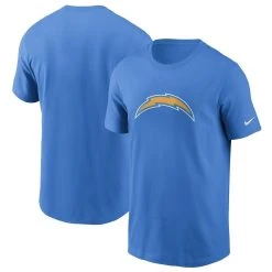 Nike Men's Powder Blue Los Angeles Chargers Primary Logo T-Shirt