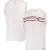 New Era Men's White Kansas City Chiefs Brushed Sleeveless Tank Top