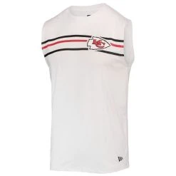 New Era Men's White Kansas City Chiefs Brushed Sleeveless Tank Top -Mitchell & Ness store DSCO1136764827 3550 ALT2