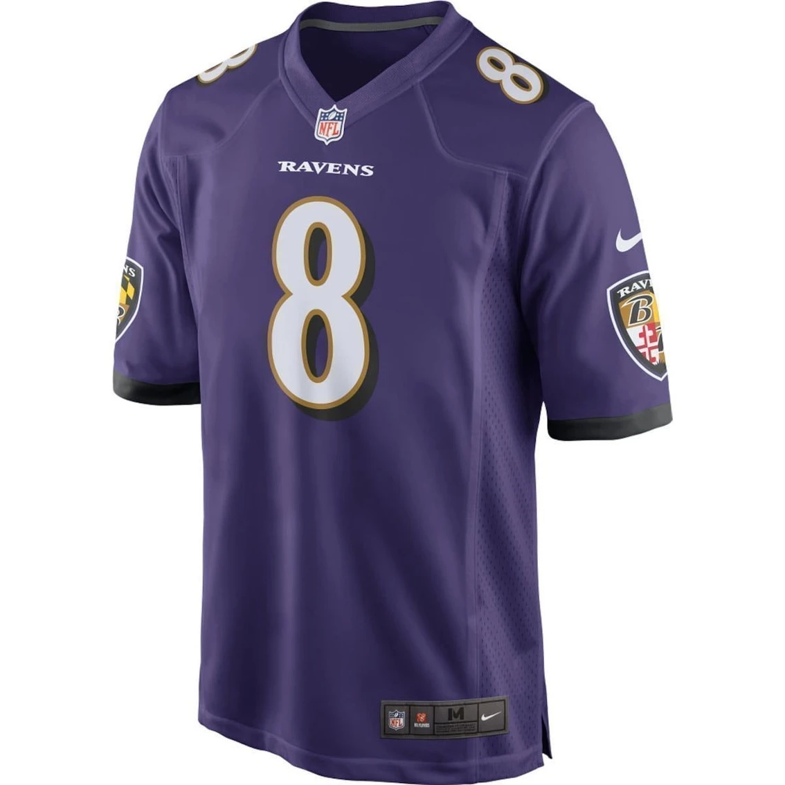 Nike Men's Lamar Jackson Purple Baltimore Ravens Game Player Jersey 5 Nike Men's Lamar Jackson Purple Baltimore Ravens Game Player Jersey - Image 3