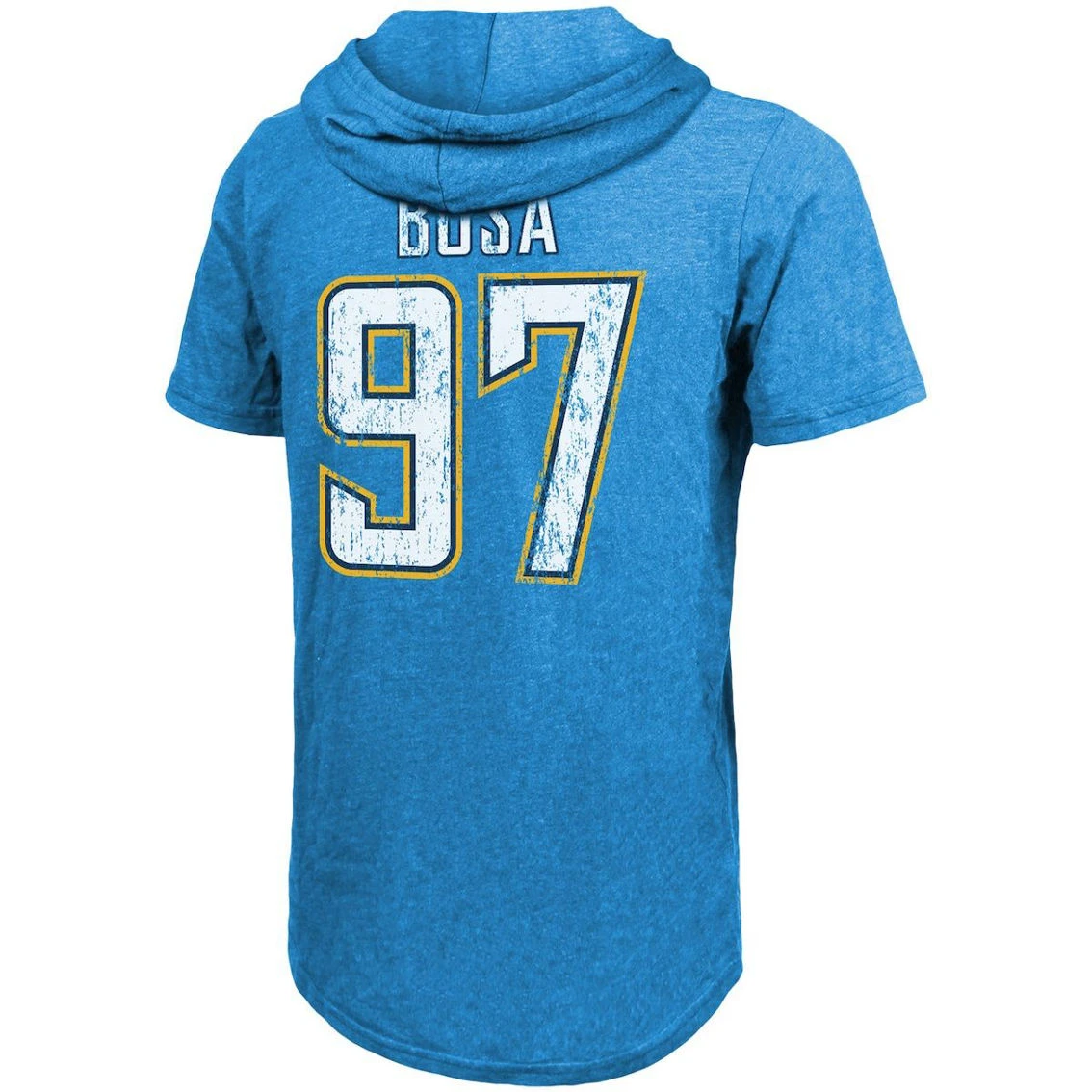 Majestic Threads Men's Joey Bosa Powder Blue Los Angeles Chargers Player Name & Number Tri-Blend Hoodie T-Shirt 6 Majestic Threads Men's Joey Bosa Powder Blue Los Angeles Chargers Player Name & Number Tri-Blend Hoodie T-Shirt - Image 4