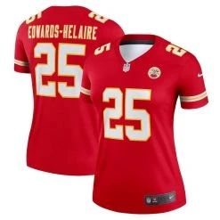Nike Women's Clyde Edwards-Helaire Red Kansas City Chiefs Legend Jersey