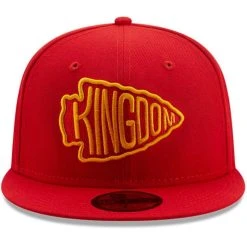 New Era Men's Red Kansas City Chiefs 1999 Pro Bowl Patch Gold Undervisor 59FIFY Fitted Hat -Mitchell & Ness store DSCO1136767118 2910 ALT2