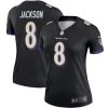 Nike Women's Lamar Jackson Black Baltimore Ravens Legend Team Jersey