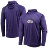 Starter Men's Purple Baltimore Ravens Raglan Long Sleeve Hoodie T-Shirt