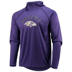 Starter Men's Purple Baltimore Ravens Raglan Long Sleeve Hoodie T-Shirt -Mitchell & Ness store DSCO1136769329 2729 ALT2