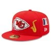 Men's New Era Red Kansas City Chiefs Team Local 59FIFTY Fitted Hat -Mitchell & Ness store DSCO1136769992 2910