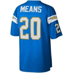 Mitchell & Ness Men's Natrone Means Powder Blue Los Angeles Chargers 1994 Legacy Replica Jersey -Mitchell & Ness store DSCO1136770831 1191 ALT3