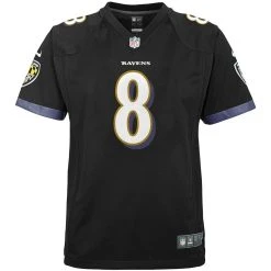 Nike Youth Lamar Jackson Black Baltimore Ravens Game Jersey -Mitchell & Ness store DSCO1136770911 1007 ALT2