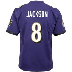 Nike Youth Lamar Jackson Purple Baltimore Ravens Game Jersey -Mitchell & Ness store DSCO1136771506 2729 ALT3