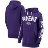 G-III 4Her By Carl Banks Women's Purple Baltimore Ravens Extra Point Pullover Hoodie 1 G-III 4Her By Carl Banks Women's Purple Baltimore Ravens Extra Point Pullover Hoodie -Mitchell & Ness store DSCO1136771880 2729