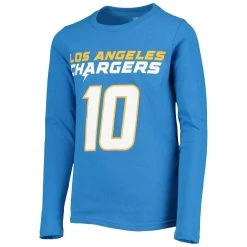 Outerstuff Youth Justin Herbert Powder Blue Los Angeles Chargers Mainliner Player Name & Number Long Sleeve T-Shirt 8 Outerstuff Youth Justin Herbert Powder Blue Los Angeles Chargers Mainliner Player Name & Number Long Sleeve T-Shirt -Mitchell & Ness store DSCO1136772014 1191 ALT2