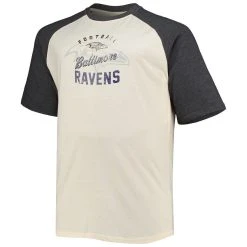 Profile Men's Lamar Jackson Oatmeal Baltimore Ravens Big & Tall Player Name & Number Raglan T-Shirt 8 Profile Men's Lamar Jackson Oatmeal Baltimore Ravens Big & Tall Player Name & Number Raglan T-Shirt -Mitchell & Ness store DSCO1136772651 I5PN ALT2