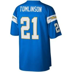 Mitchell & Ness Men's LaDainian Tomlinson Powder Blue Los Angeles Chargers 2009 Legacy Replica Jersey -Mitchell & Ness store DSCO1136772750 1191 ALT3