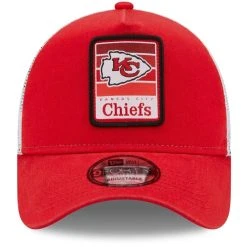 New Era Men's Red/White Kansas City Chiefs Gradient Trucker 9FORTY Snapback Hat -Mitchell & Ness store DSCO1136773960 2910 ALT2