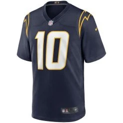 Nike Men's Justin Herbert Navy Los Angeles Chargers Alternate Game Jersey -Mitchell & Ness store DSCO1136775010 1320 ALT2