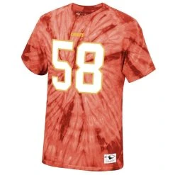 Mitchell & Ness Men's Derrick Thomas Red Kansas City Chiefs Tie-Dye Retired Player Name & Number T-Shirt -Mitchell & Ness store DSCO1136775093 2910 ALT2