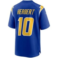 Nike Men's Justin Herbert Royal Los Angeles Chargers 2nd Alternate Game Jersey -Mitchell & Ness store DSCO1136775620 1350 ALT3