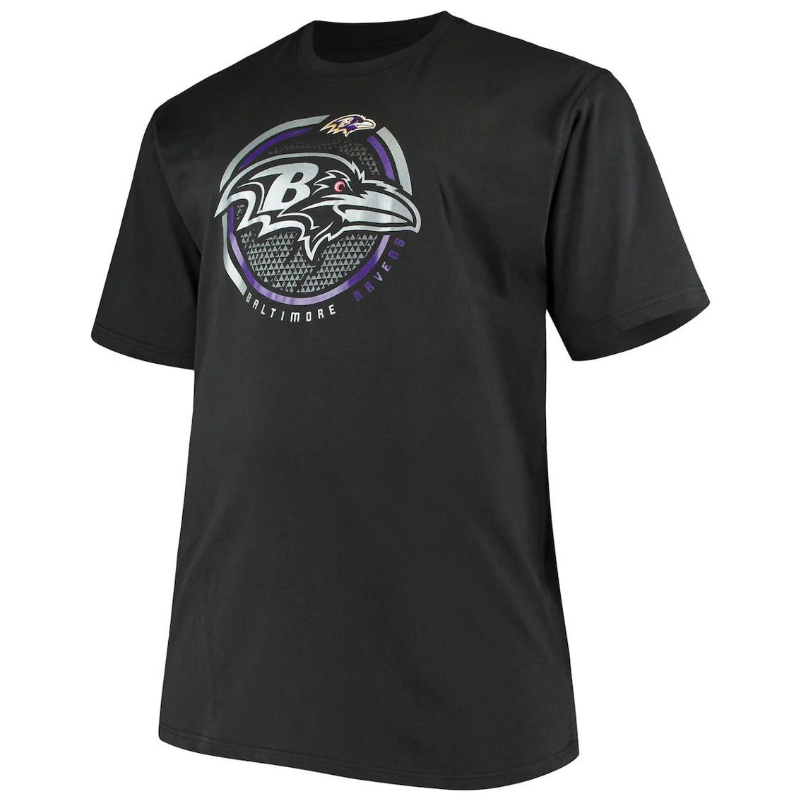 Fanatics Branded Men's Black Baltimore Ravens Big & Tall Color Pop T-Shirt 5 Fanatics Branded Men's Black Baltimore Ravens Big & Tall Color Pop T-Shirt - Image 3