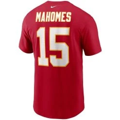 Nike Men's Patrick Mahomes Red Kansas City Chiefs Name & Number T-Shirt 9 Nike Men's Patrick Mahomes Red Kansas City Chiefs Name & Number T-Shirt -Mitchell & Ness store DSCO1136776544 2910 ALT3