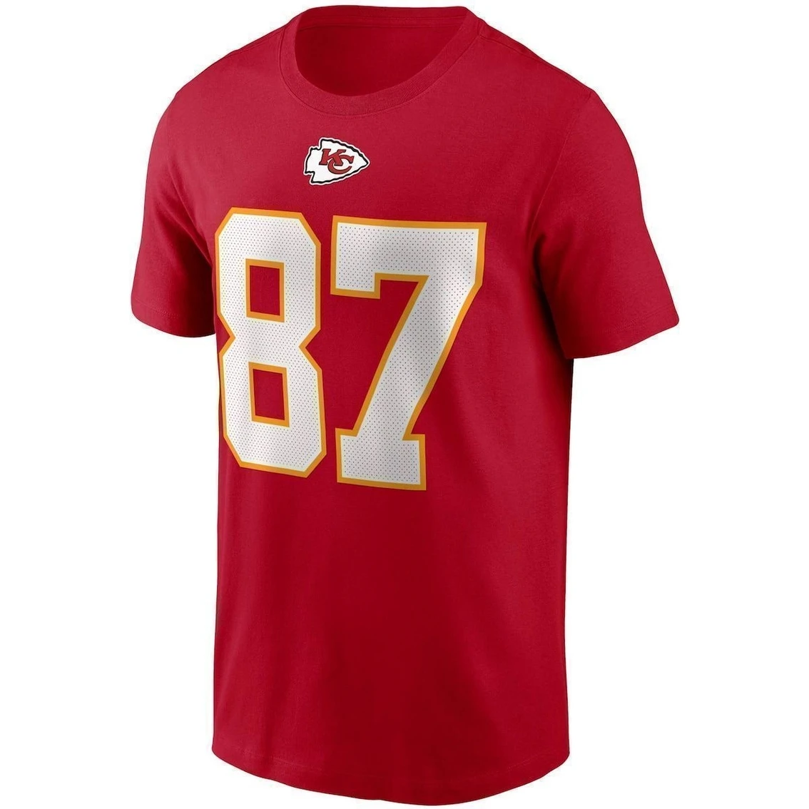 Nike Men's Travis Kelce Red Kansas City Chiefs Name & Number T-Shirt 5 Nike Men's Travis Kelce Red Kansas City Chiefs Name & Number T-Shirt - Image 3