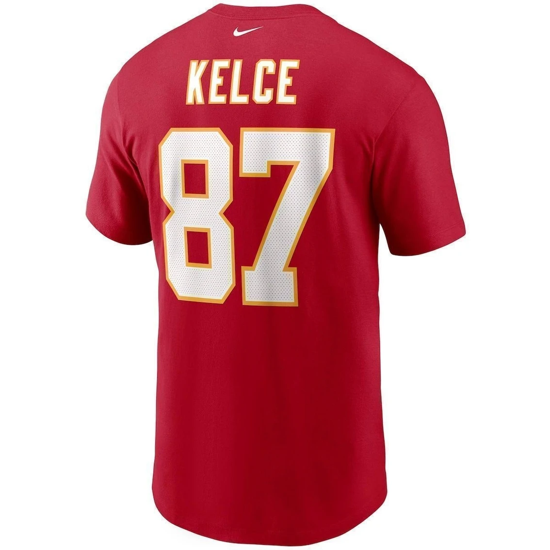 Nike Men's Travis Kelce Red Kansas City Chiefs Name & Number T-Shirt 6 Nike Men's Travis Kelce Red Kansas City Chiefs Name & Number T-Shirt - Image 4