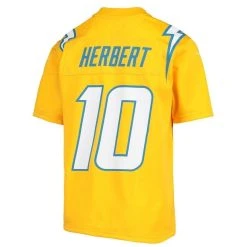 Nike Youth Justin Herbert Gold Los Angeles Chargers Inverted Team Game Jersey -Mitchell & Ness store DSCO1136777177 1853 ALT3