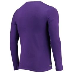 New Era Men's Purple Baltimore Ravens Combine Authentic Split Line Long Sleeve T-Shirt -Mitchell & Ness store DSCO1136778178 2729 ALT3