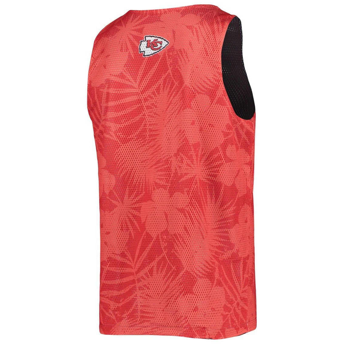FOCO Men's Red Kansas City Chiefs Floral Reversible Mesh Tank Top 6 FOCO Men's Red Kansas City Chiefs Floral Reversible Mesh Tank Top - Image 4