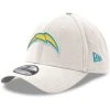 New Era Men's White Los Angeles Chargers Iced II 39THIRTY Flex Hat -Mitchell & Ness store DSCO1136778848 3550