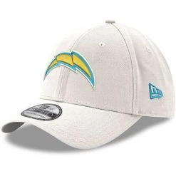 New Era Men's White Los Angeles Chargers Iced II 39THIRTY Flex Hat