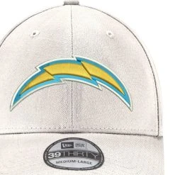 New Era Men's White Los Angeles Chargers Iced II 39THIRTY Flex Hat -Mitchell & Ness store DSCO1136778848 3550 ALT2