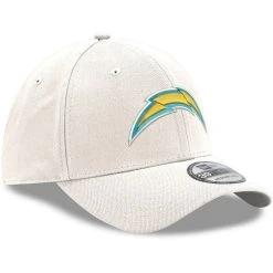 New Era Men's White Los Angeles Chargers Iced II 39THIRTY Flex Hat -Mitchell & Ness store DSCO1136778848 3550 ALT3
